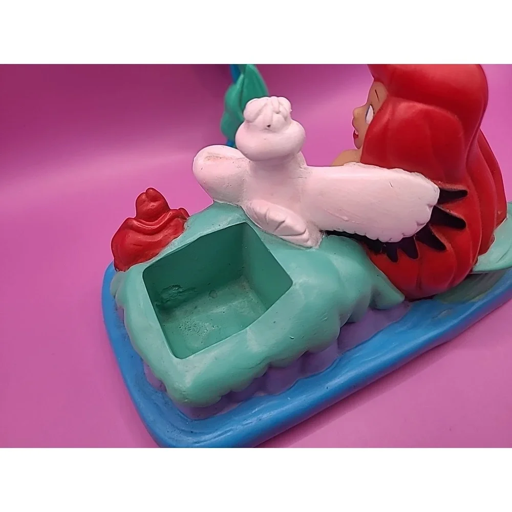 Vintage Little Mermaid 90s Lot Soap‎ Dish Holder And Mirror